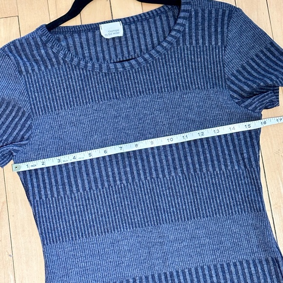 Caution To The Wind Blue Dress Size Medium - Picture 7 of 8